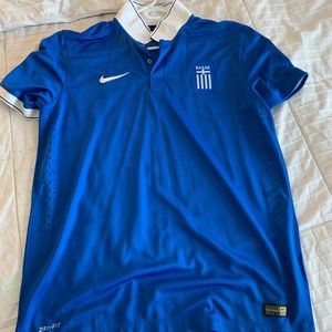 Greece Nike soccer jersey.